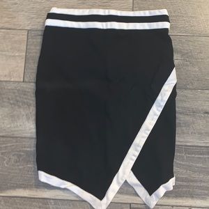 Black and white skirt